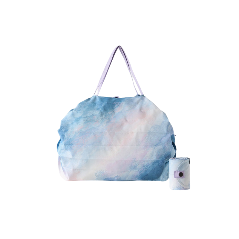 Shupatto Compact Bag Katlanır &Ccedil;anta - M // Sea of Clouds