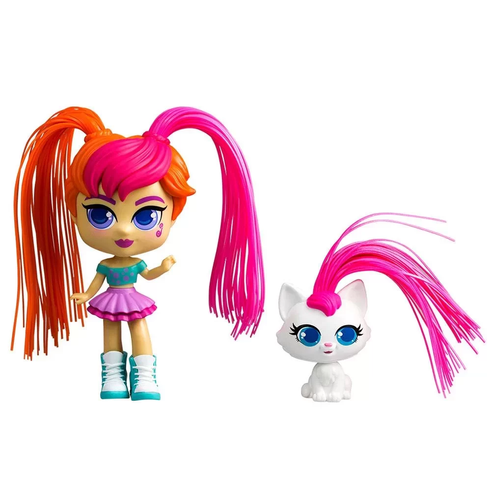 Silverlit Curli Girls Bebek ve Hayvan (2 Adet) // Mei Li - Lulu