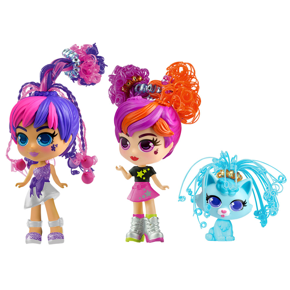 Silverlit Curli Girls Bebek ve Hayvan (3 Adet)