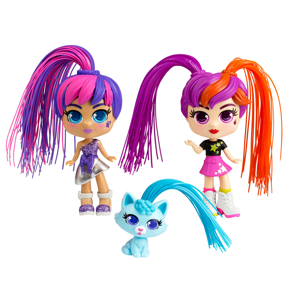 Silverlit Curli Girls Bebek ve Hayvan (3 Adet)