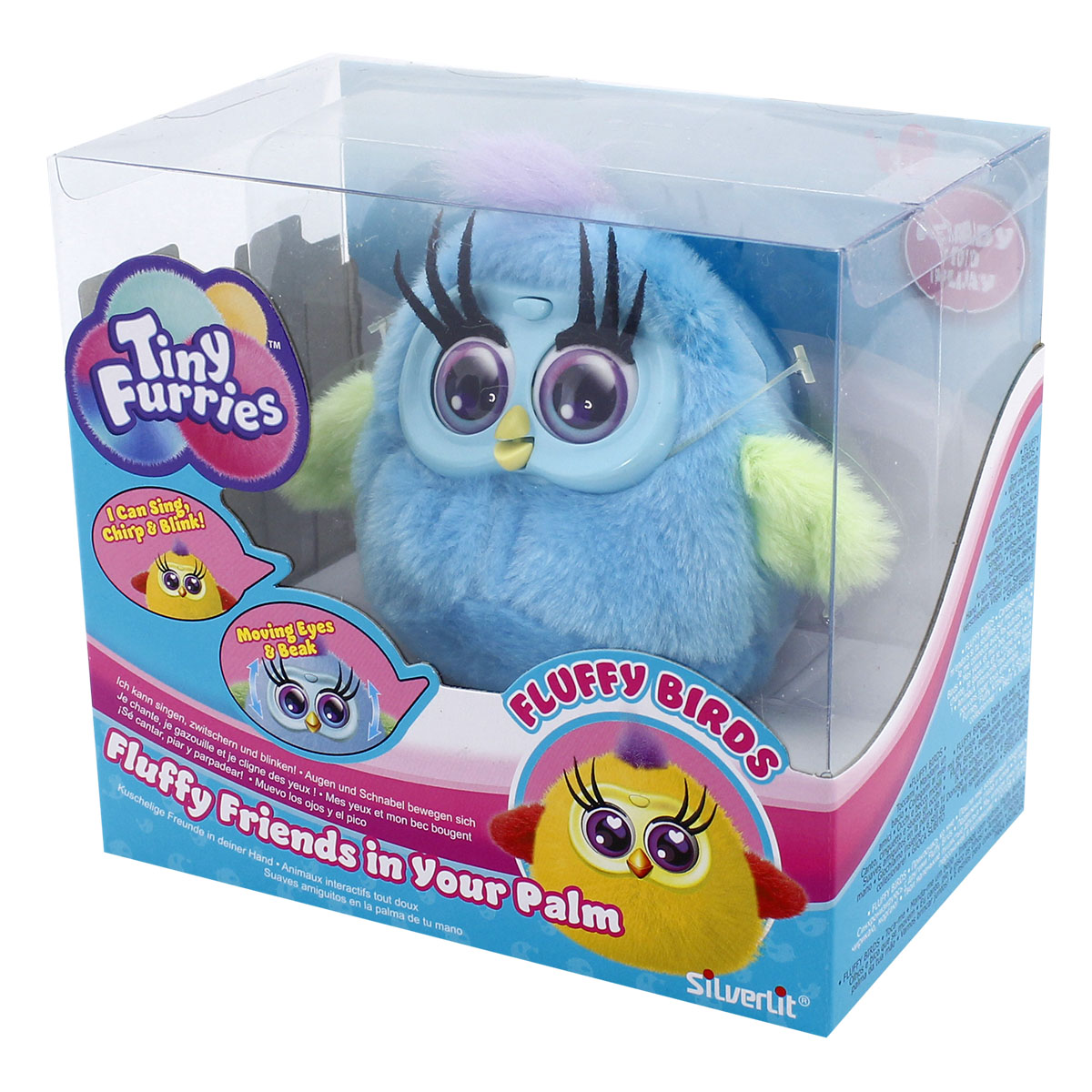 Silverlit Tiny Furies Fluffy Birds // Turkuaz