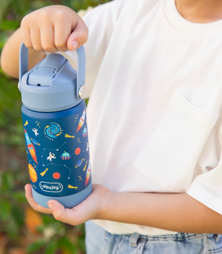 Sipnjoy FlipSip &Ccedil;ocuk Su Termosu (360 ml) // Star Explorer
