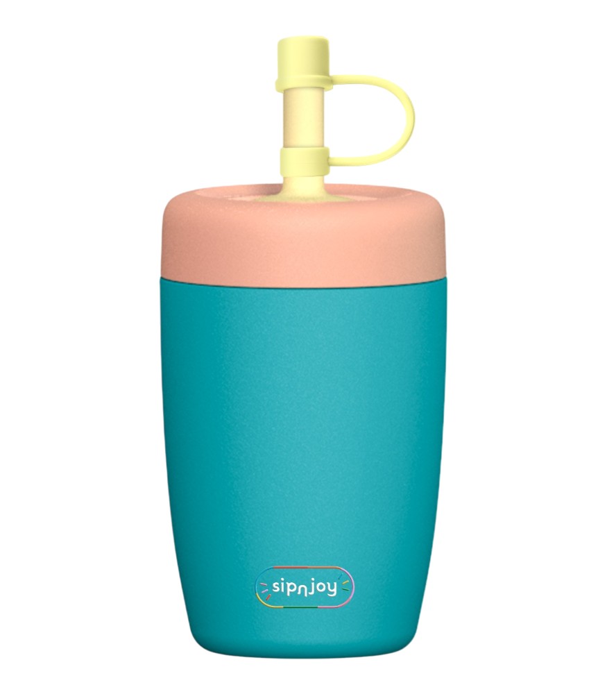 Sipnjoy StrawBuddy Tumbler Termos Pipetli Suluk (360 ml ) // Aqua