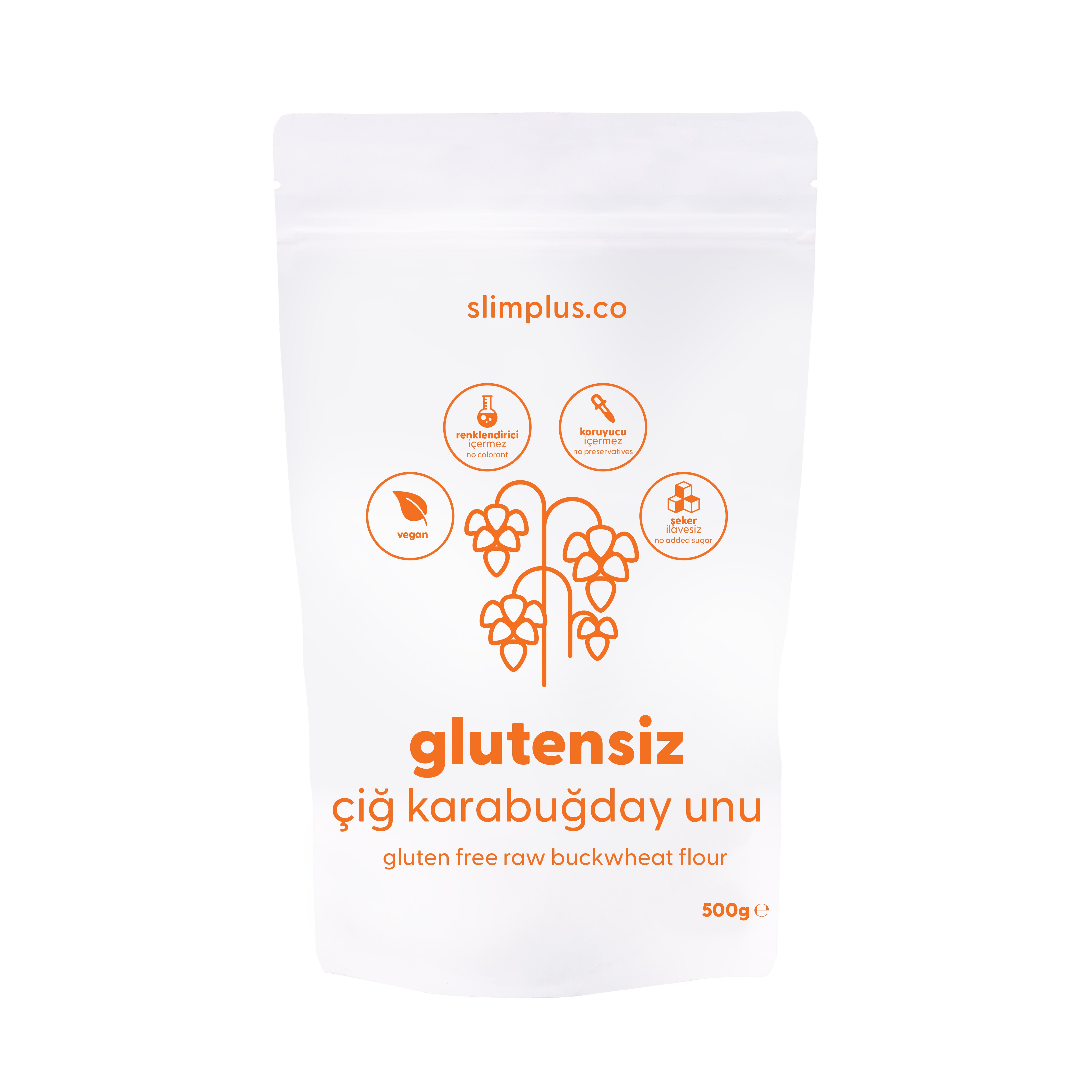 SlimPlus Co Glütensiz Çiğ Karabuğday Unu