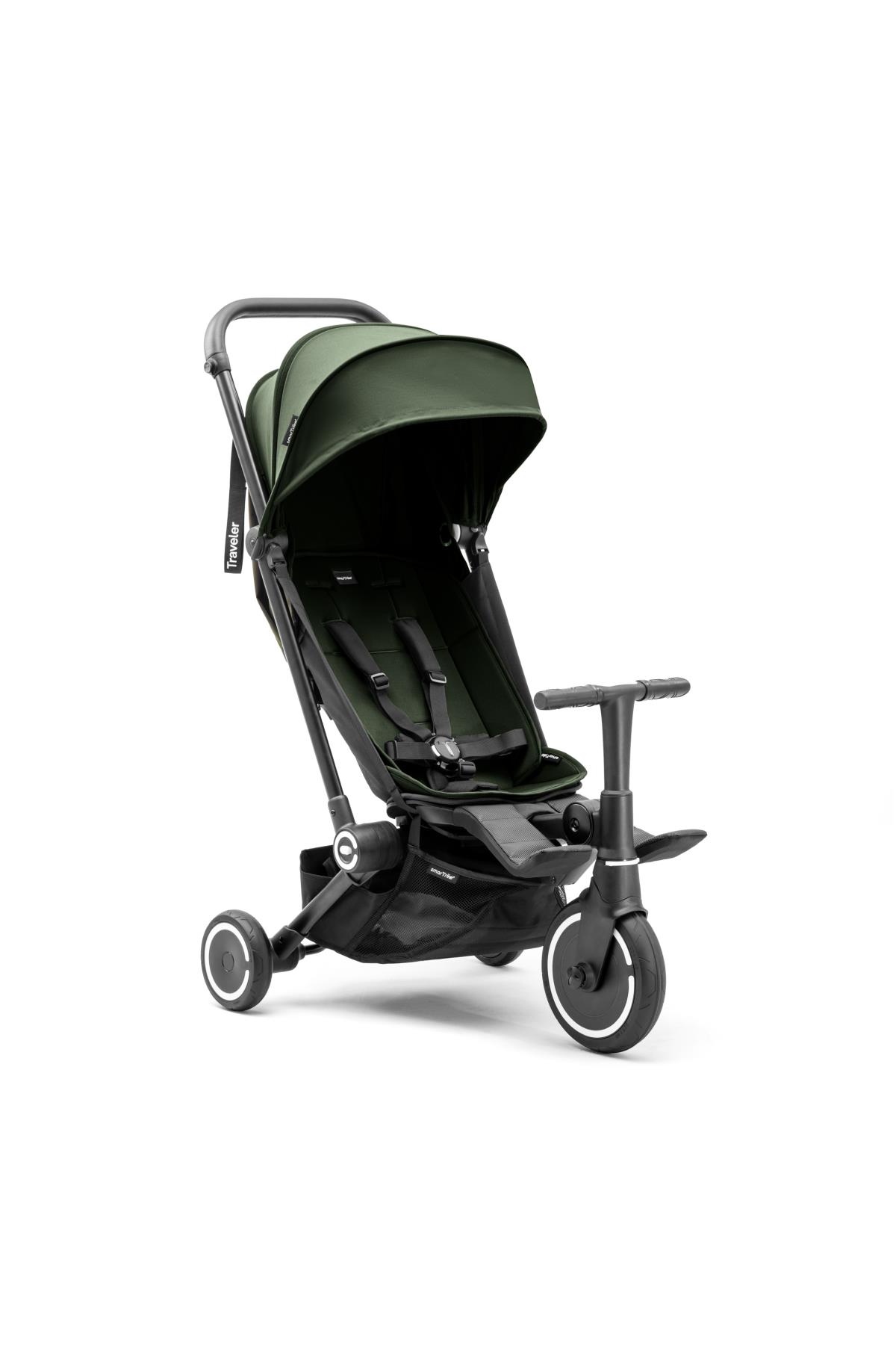 SmarTrike Traveler Kabin Boy Bebek Arabası ve Bisiklet // Forest Green