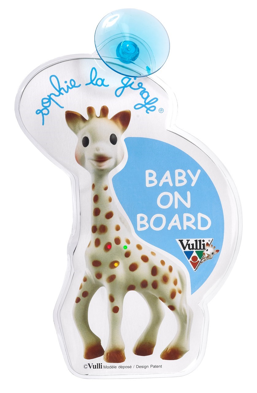 Sophie la Girafe Işıklı Arabada Bebek Var