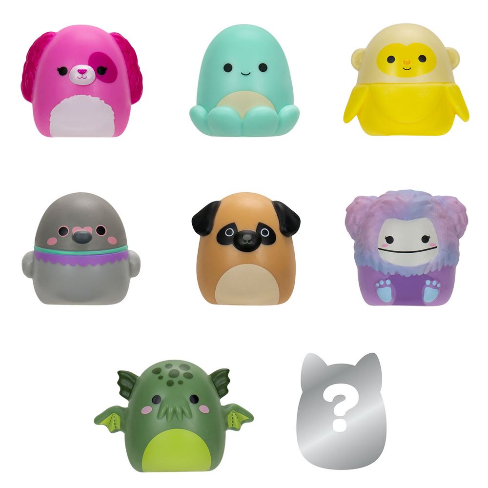 Squishmallows Squish-a-longs Y&uuml;z&uuml;k + 8 Fig&uuml;r Set 1