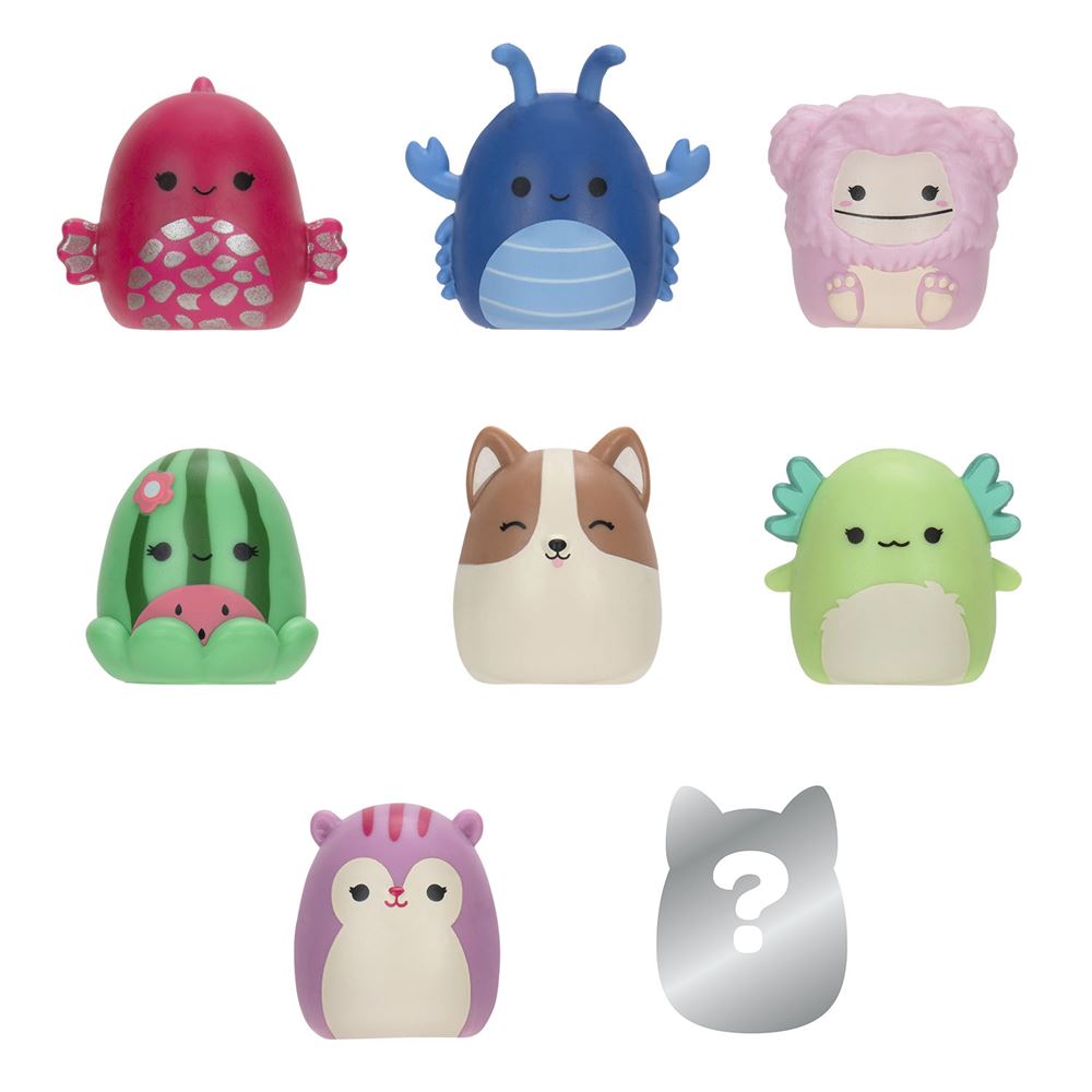 Squishmallows Squish-a-longs Y&uuml;z&uuml;k + 8 Fig&uuml;r Set 3