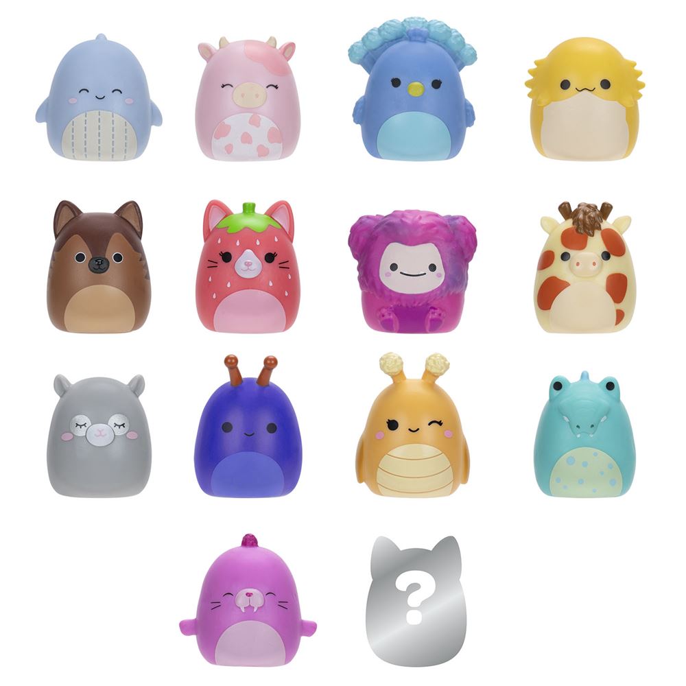 Squishmallows Squish-a-longs Y&uuml;z&uuml;k + 14 Fig&uuml;r Set 2