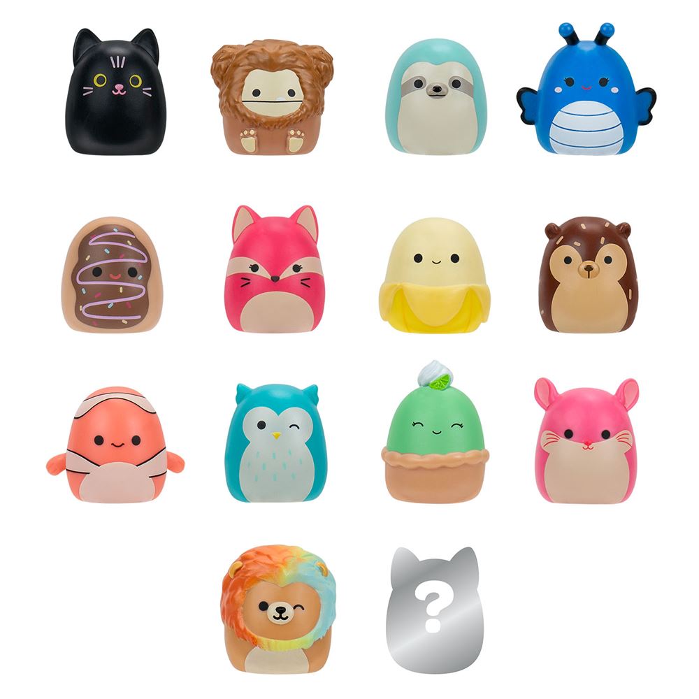 Squishmallows Squish-a-longs Y&uuml;z&uuml;k + 14 Fig&uuml;r Set 1