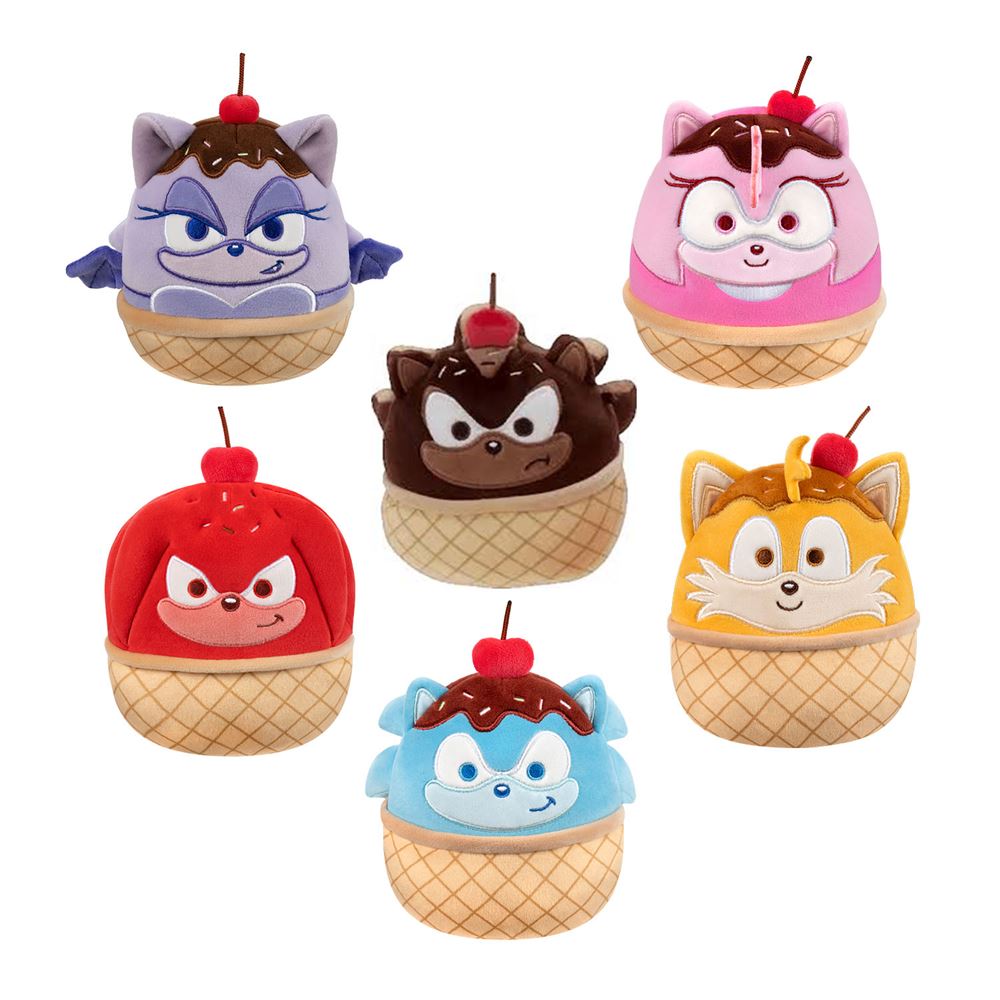 Squishmallows Mystery Squad Sonic Sürpriz Figür (13 cm)