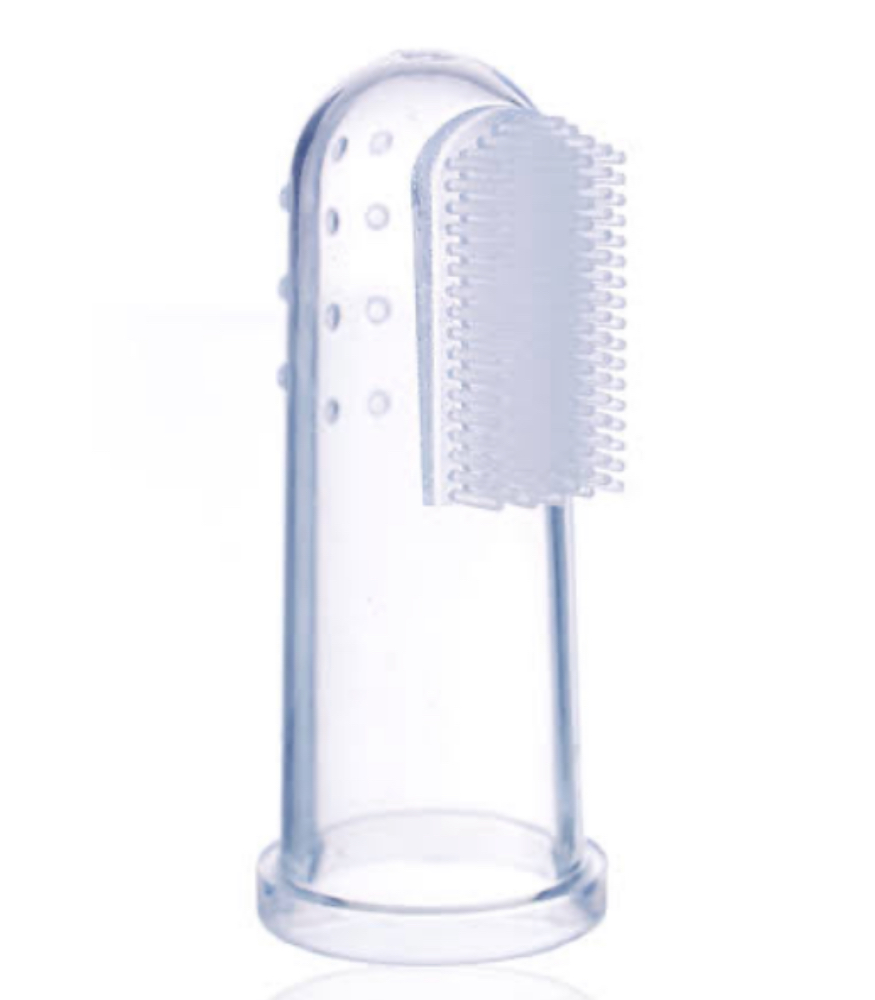 Steriball Bebek Silikon Parmak Diş Fırçası // Pembe