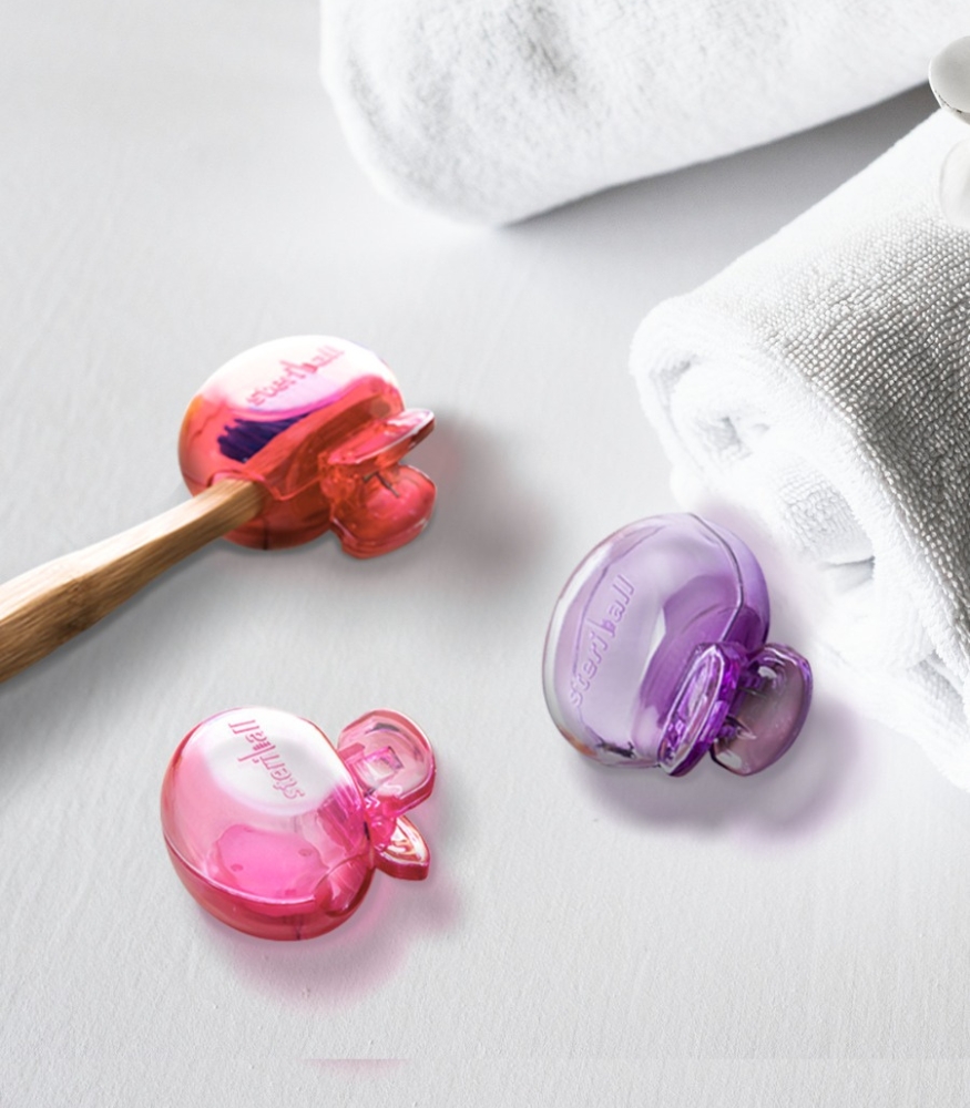 Steriball Yetişkin Diş Fırçası Koruyucu Kap Limon Kokulu (2 Adet)