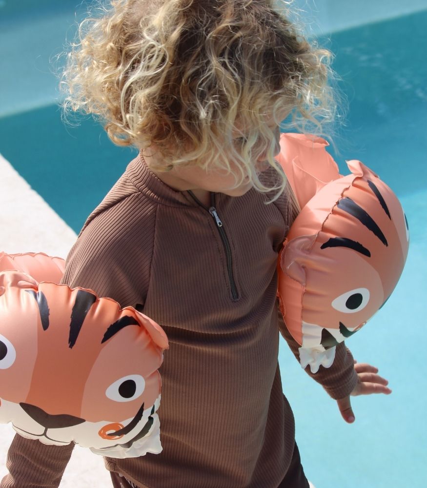 Sunnylife &Ccedil;ocuk Arm Band Kolluk // Tino the Tiger Clay