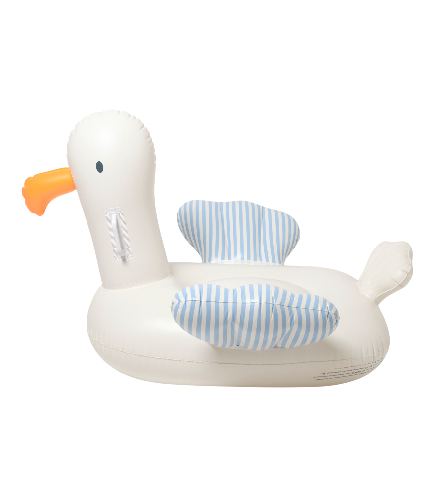 Sunnylife Şişme Havuz Yatağı // Seagull Blue Stripe