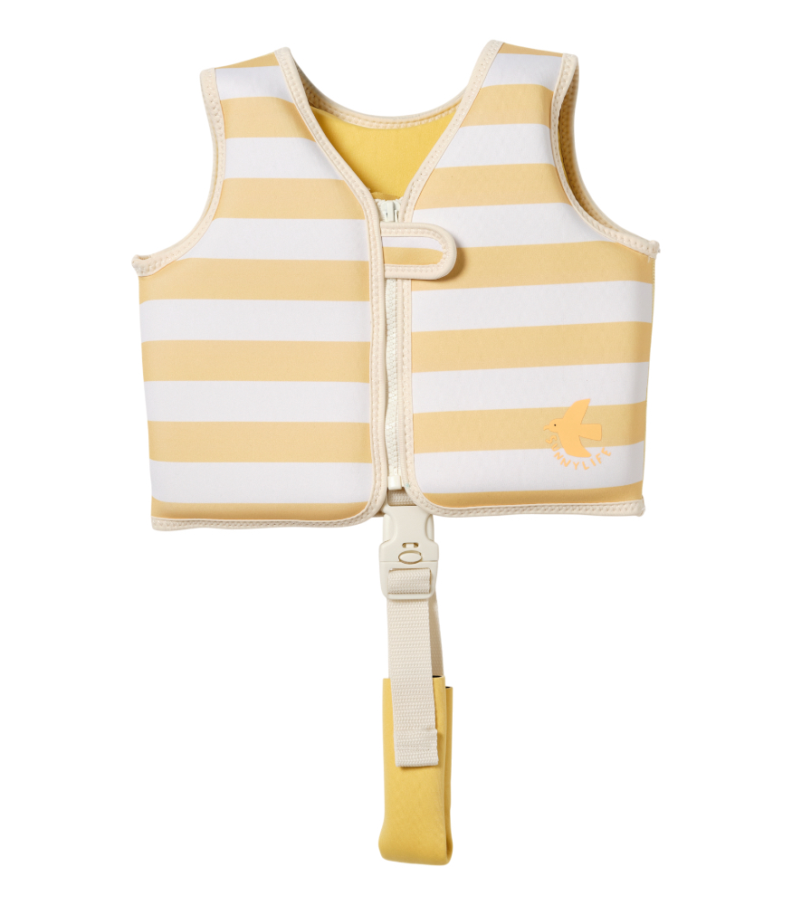 Sunnylife Çocuk Yüzme Yeleği // Seagull Mustard Stripe