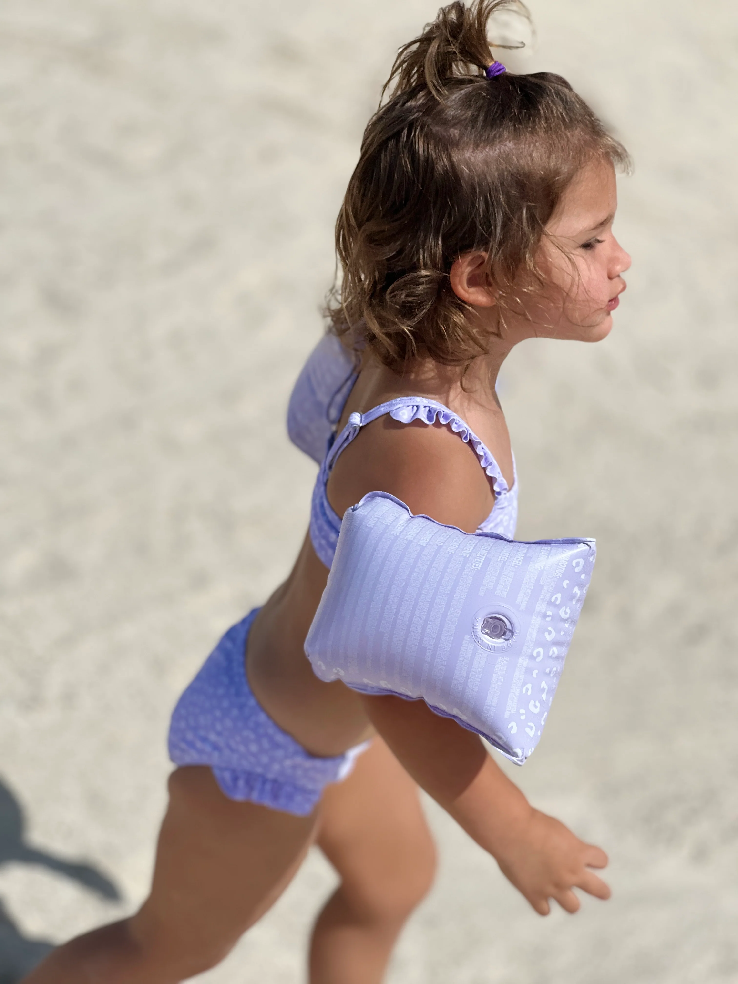 Swim Essentials Şişme Yüzme Kolluğu // Lila Leopard - (2-6 Yaş)