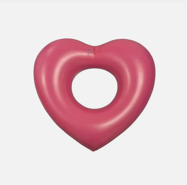 Swim Essentials Yüzme Simidi (55 cm) // Red Purple Hearts