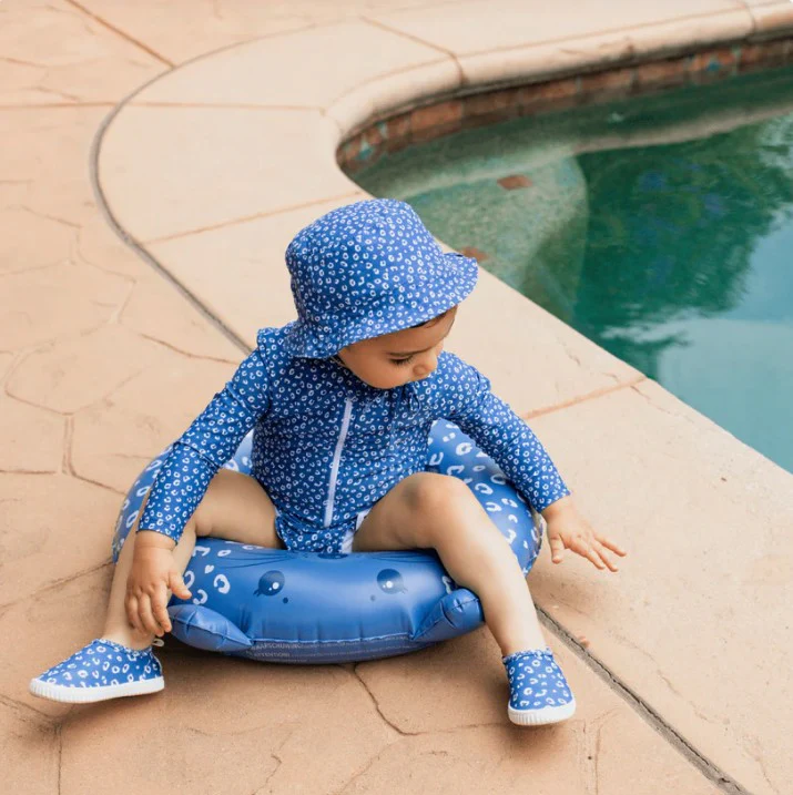 Swim Essentials Yüzme Simidi (55 cm) // Blue Leopard Animal