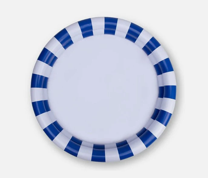 Swim Essentials Şişme Oyun & Yüzme Havuzu (100 cm) // Blue White Stripes