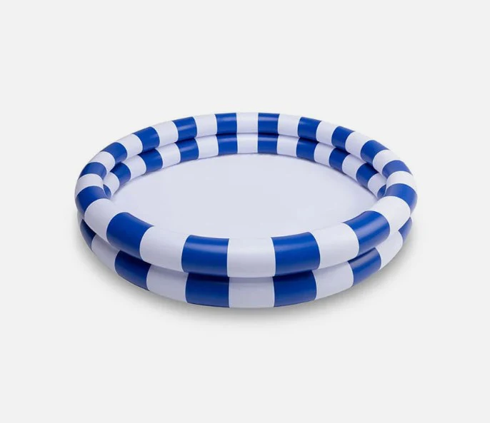 Swim Essentials Şişme Oyun & Yüzme Havuzu (100 cm) // Blue White Stripes