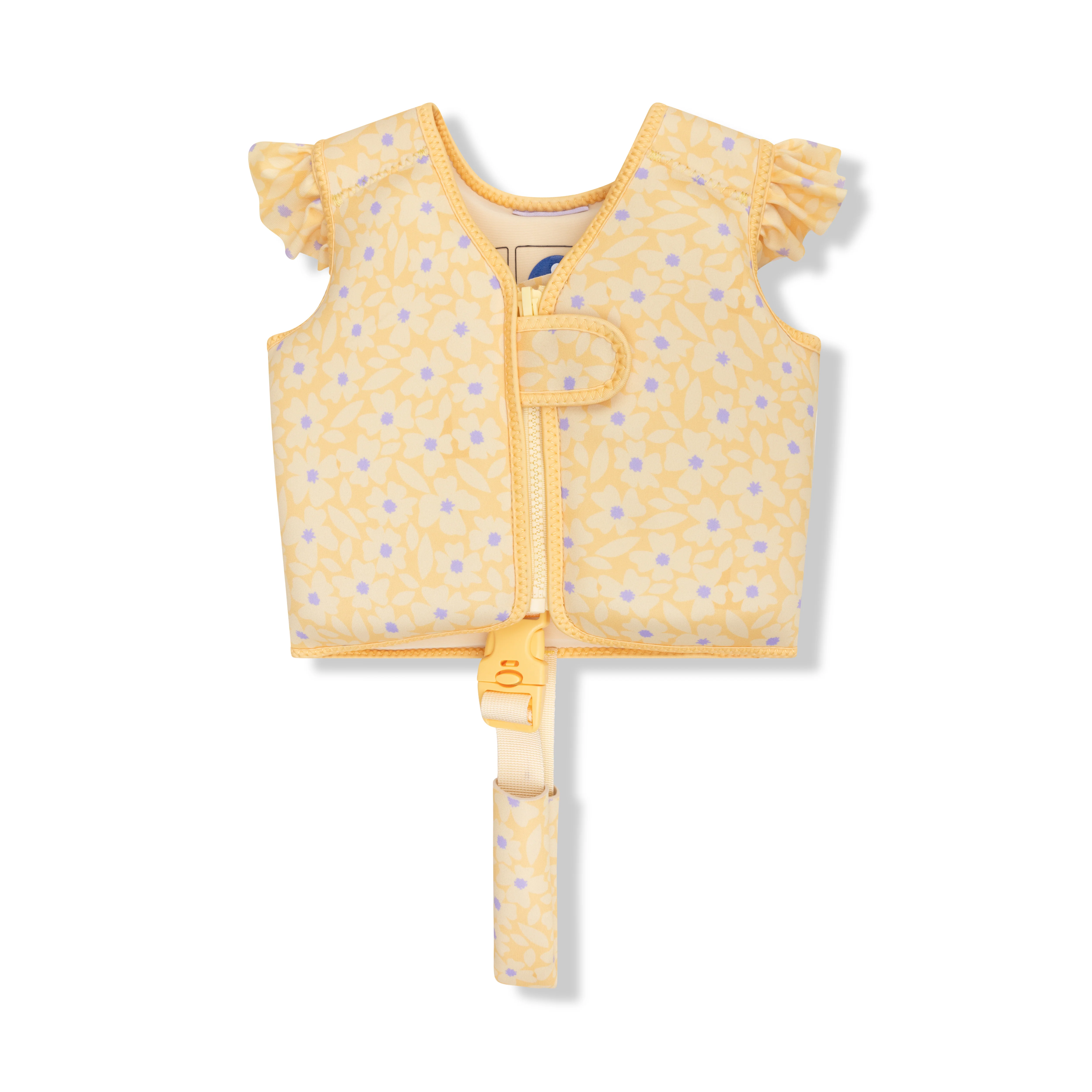 Swim Essentials K&ouml;p&uuml;k Dolgulu Y&uuml;zme Yeleği // Yellow Flowers - (1-2 Yaş)