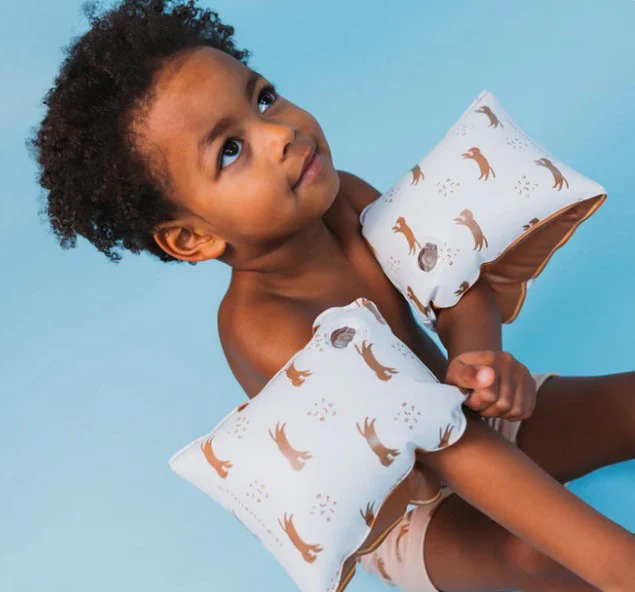 Swim Essentials Şişme Yüzme Kolluğu // Brown Leopard - (2-6 Yaş)