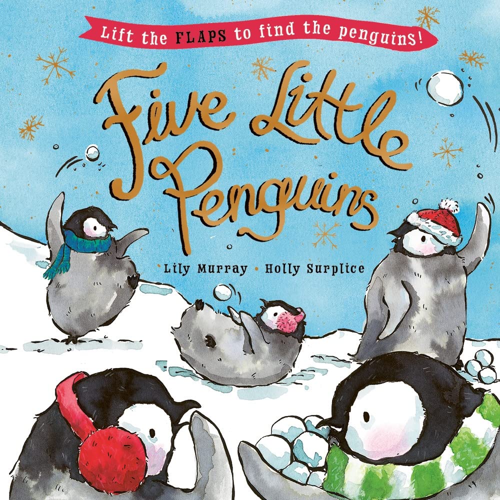 Templar Publishing Five Little Penguins : A lift-the-flap Christmas picture book