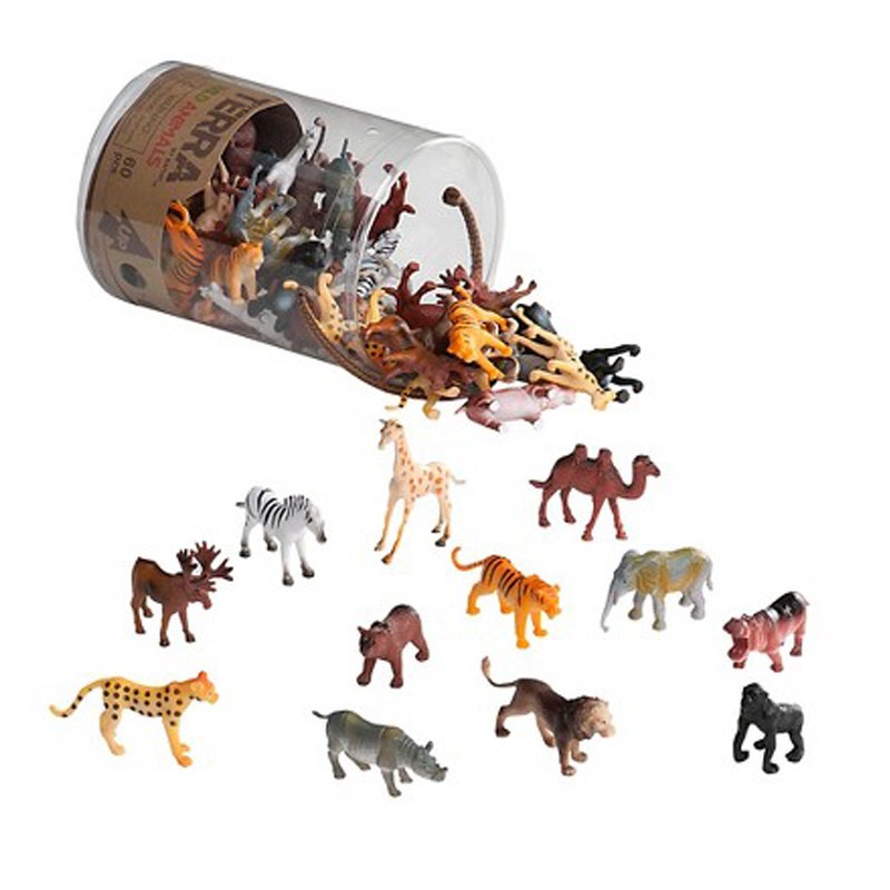 Terra Hayvan Figür Seti - Küçük (60 Parça) // Safari