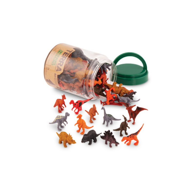 Terra Hayvan Figür Seti - Küçük // Dinozorlar (60 Parça)