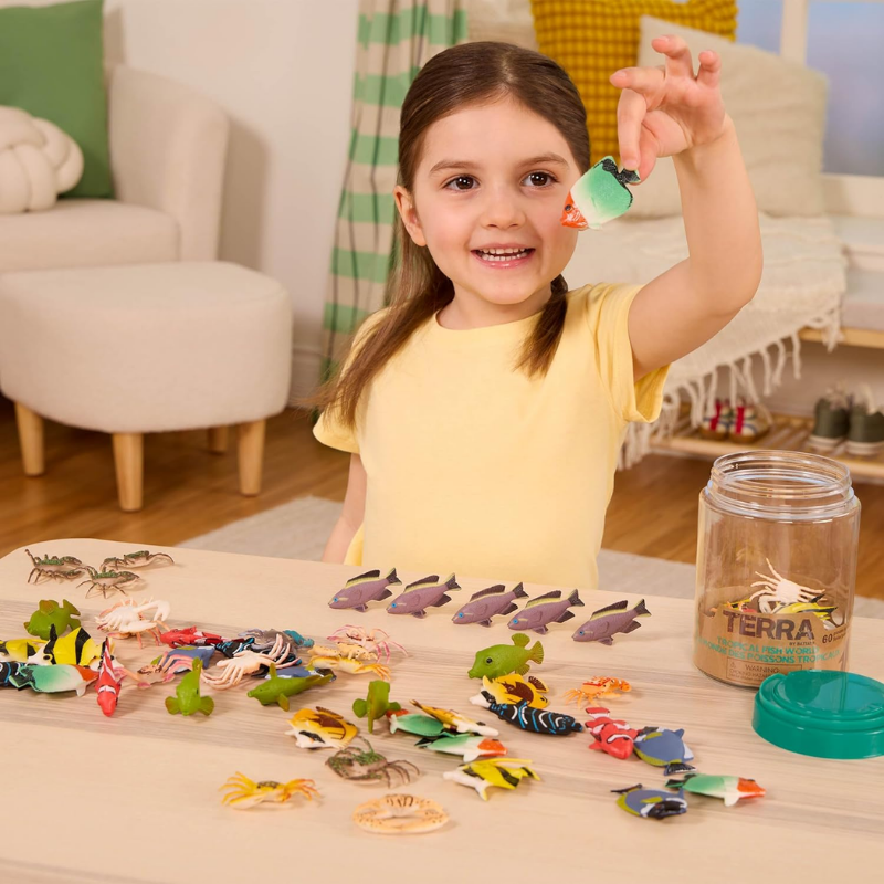 Terra Hayvan Figür Seti - Küçük // Tropikal Balıklar (60 Parça)