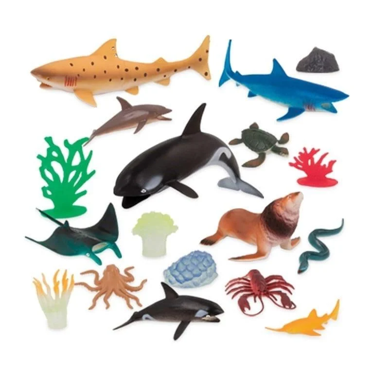 Terra Hayvan Figür Oyun Seti - Büyük // Sualtı Dünyası (60 Parça)