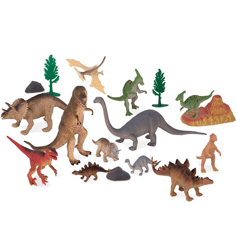 Terra Hayvan Figür Oyun Seti - Büyük // Dinozor Dünyası (60 Parça)