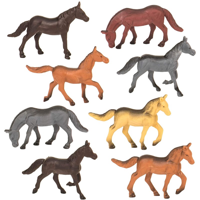 Terra Hayvan Figür Seti - Küçük (60 Parça) // Atlar