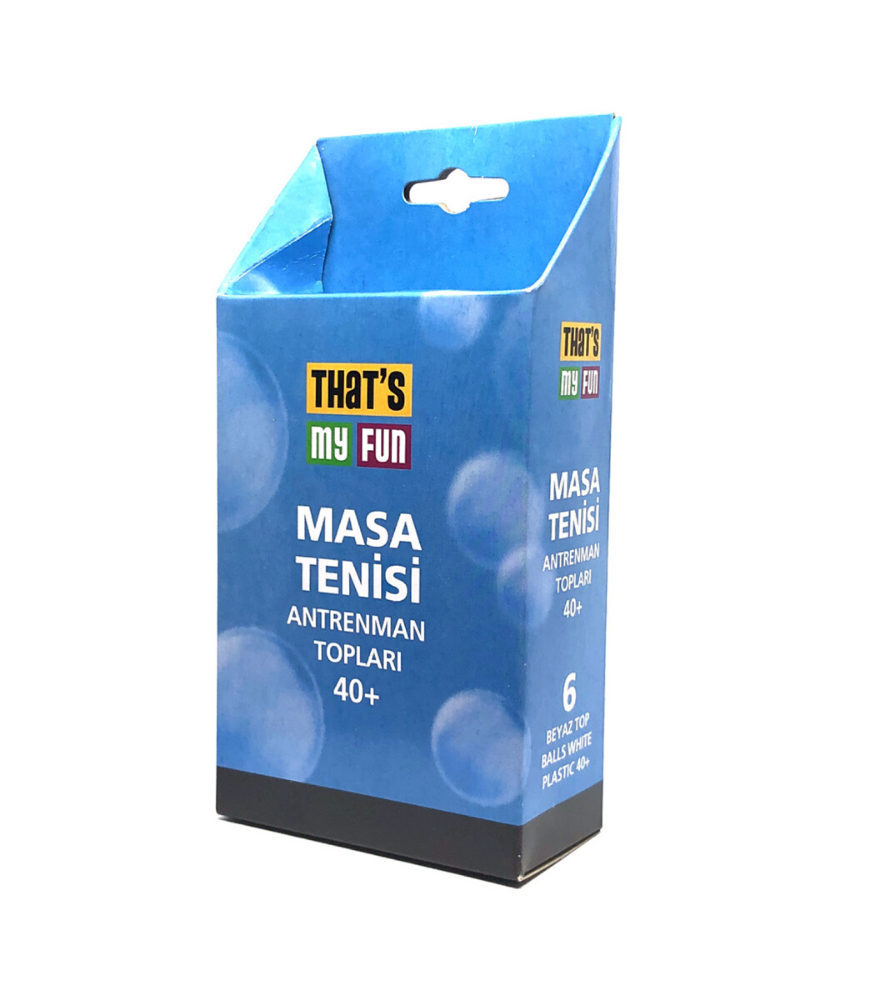 That's My Fun Masa Tenisi Yedek Topları (6 Adet)