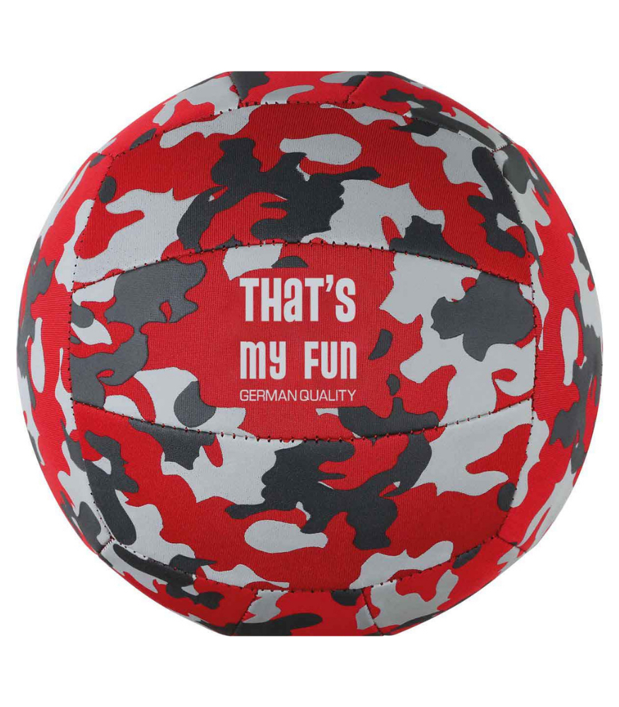 That's My Fun Plaj Topu - Boyut:5 // Camo Kırmızı