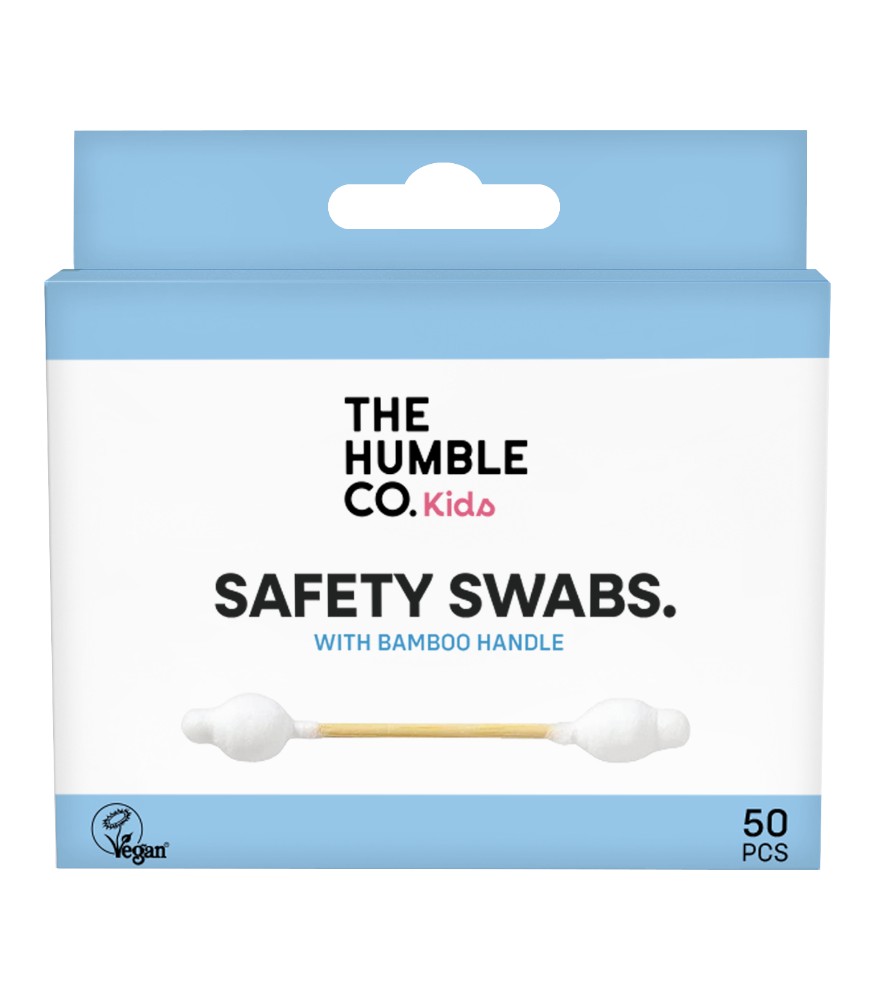 the Humble Co. Çocuklar İçin Emniyetli Kulak Temizleme Çubuğu // Beyaz
