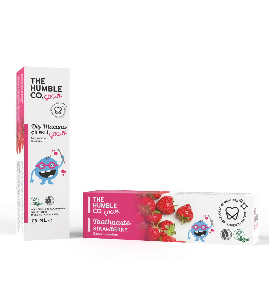 the Humble Co. Toothpaste Çocuk Diş Macunu (Çilek)