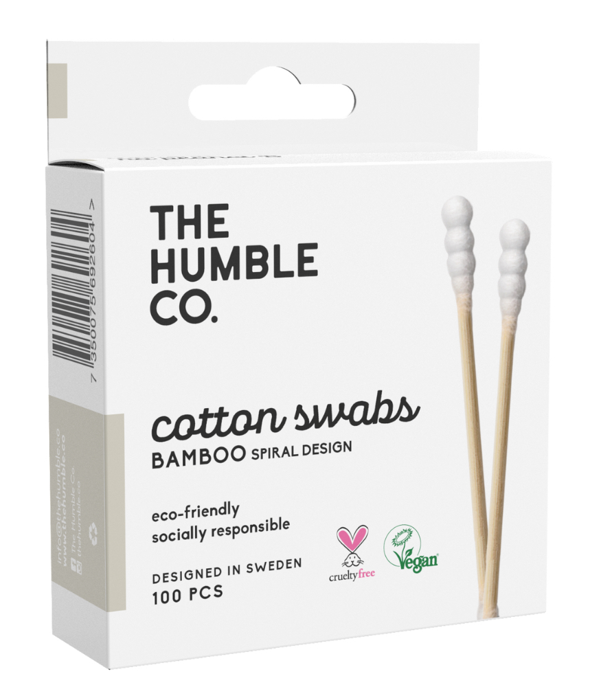 the Humble Co. Bambu Spiralli Kulak Temizleme Çubuğu // Beyaz