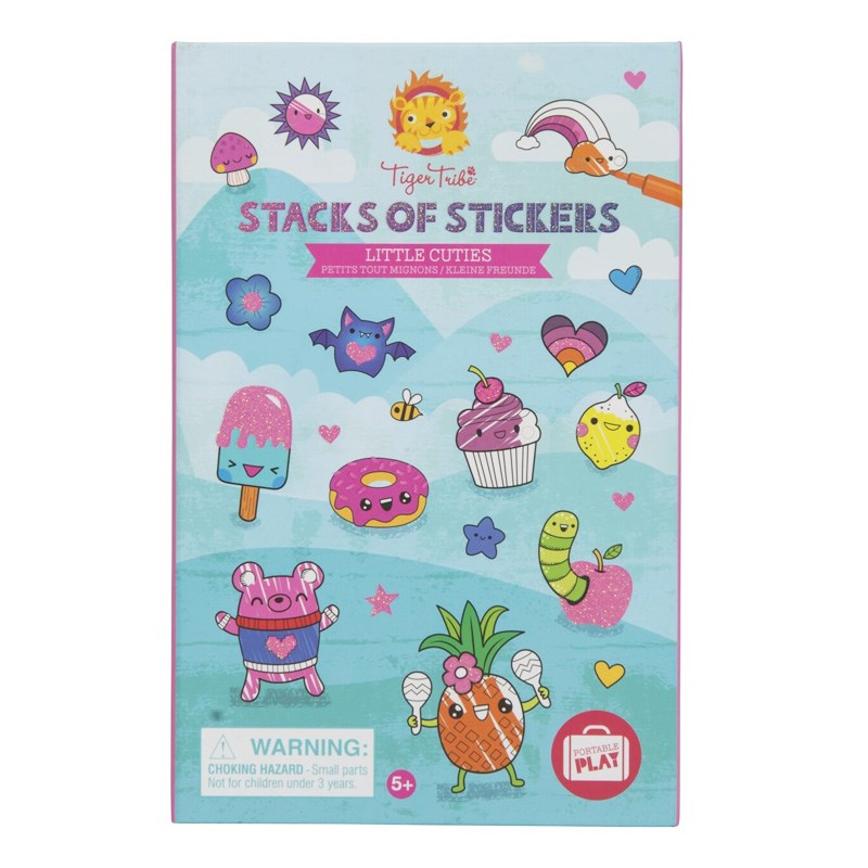 Tiger Tribe Çıkartmalı Boyama // Little Cuties