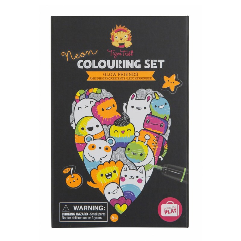 Tiger Tribe Neon Boyama Seti // Glow Friends