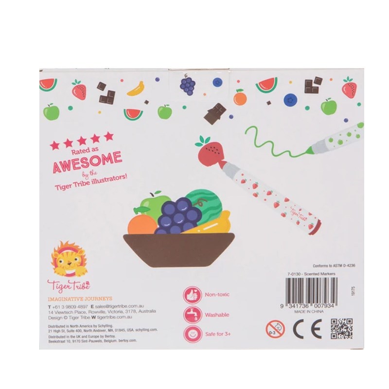 Tiger Tribe Kokulu Boya Kalemi (8 Adet)