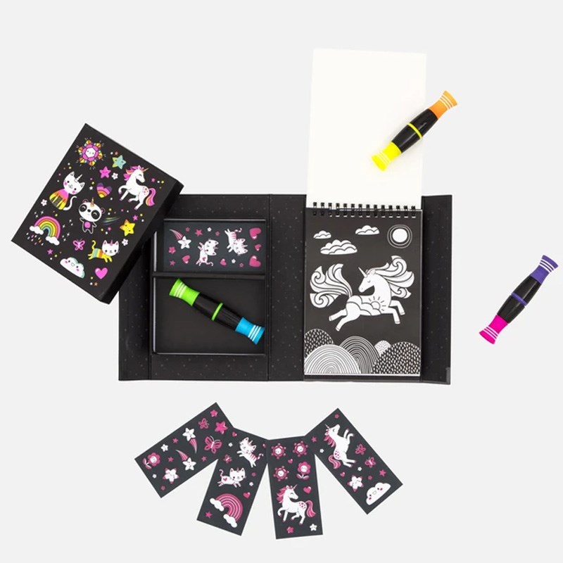 Tiger Tribe Neon Boyama Seti // Unicorns and Friends