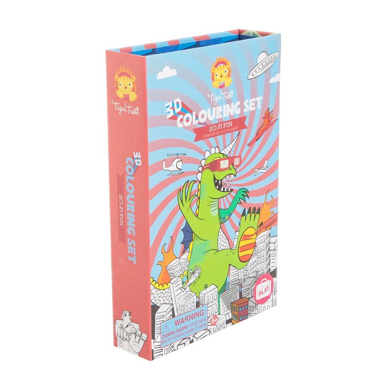 Tiger Tribe 3D Boyama Seti // Sci Fi Fun