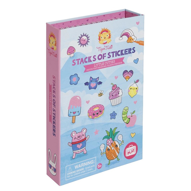 Tiger Tribe Çıkartmalı Boyama // Little Cuties