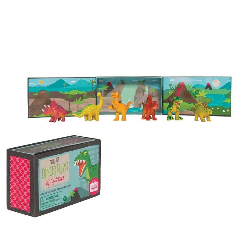 Tiger Tribe Sahneli Hayvan Figürleri // Dinosaurs