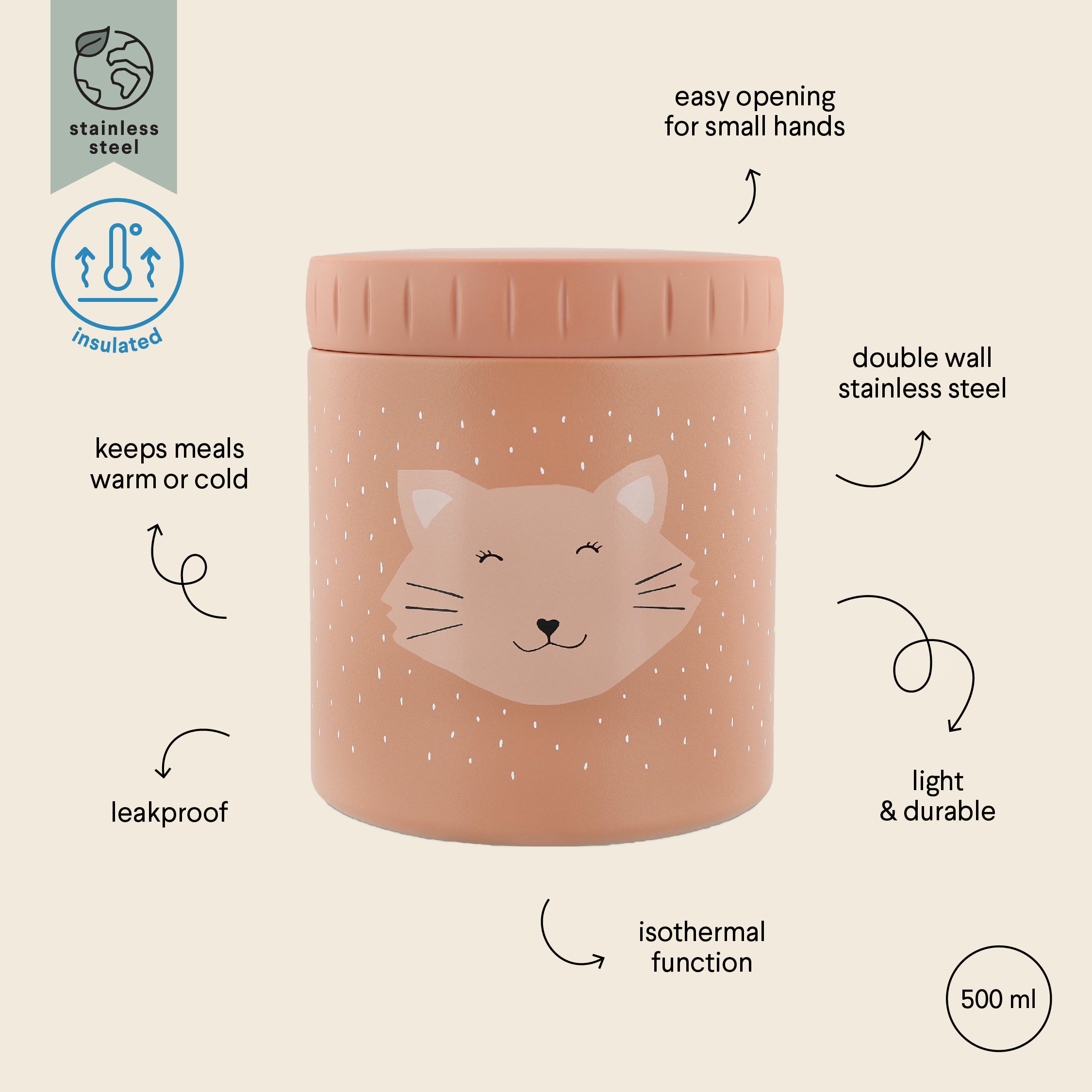 Trixie Termos Yemek Kabı (500 ml) // Mrs. Cat
