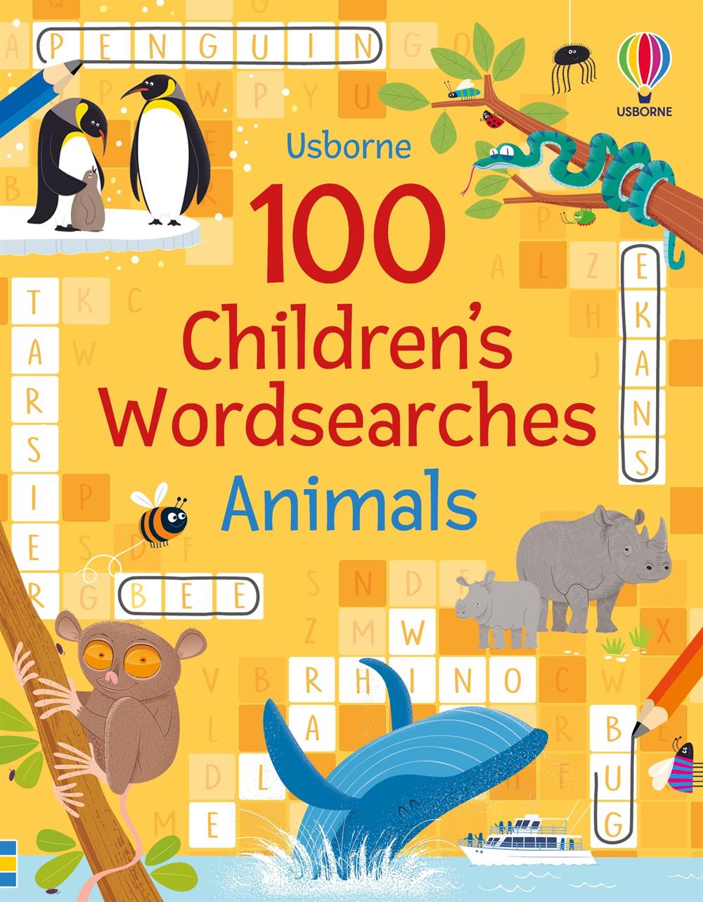 Usborne Publishing 100 Children's Wordsearches: Animals