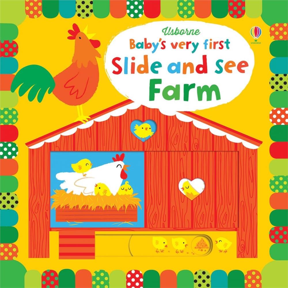Usborne Publishing Baby's Very First Slide and See: Farm