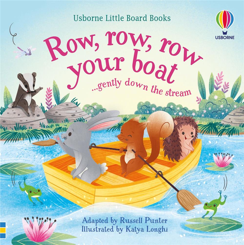 Usborne Publishing Little Board Books: Row, Row, Row Your Boat